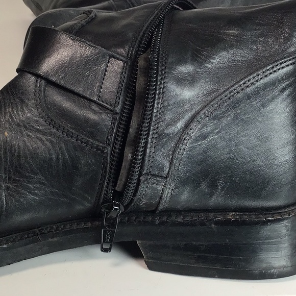 Cordani Buckle Short Boots Moto Italy Leather - Picture 8 of 8